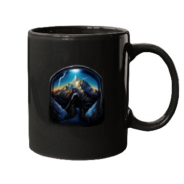 Discover Skiing Ski Googles Mountains Alps Skier Mugs