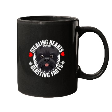 Discover Affenpinscher Comedy Stealing Hearts Blasting Mugs