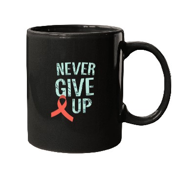 Discover Never Give Up HIV Awareness - Inspiring Resilience Mugs