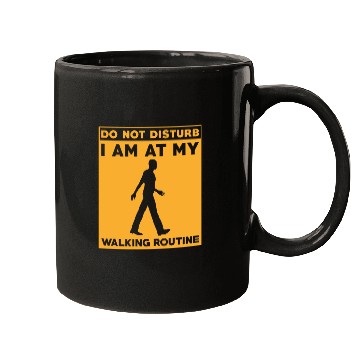 Discover Walking Routine Fitness Design - Do Not Disturb Mugs