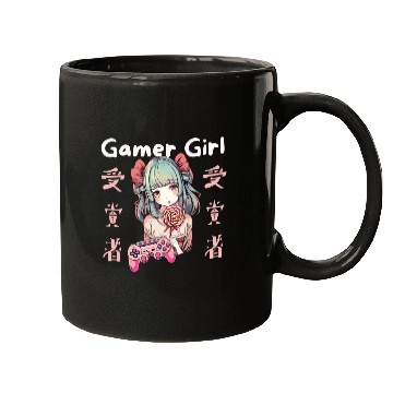 Discover Gamer girl Anime Lollipop girl Mugs