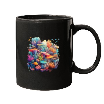 Discover Coral Kaleidoscope: Nature's Mosaic Mugs