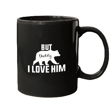 Discover But Daddy I Love Him Retro Groovy Wavy Style Funny Mugs