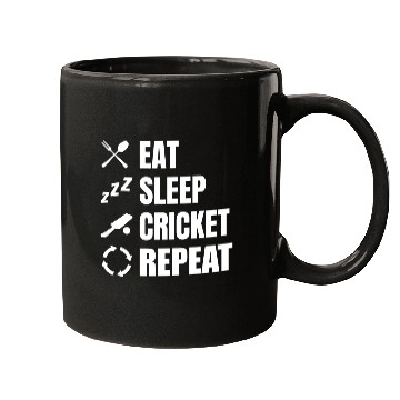 Discover Cricket Player Daily Routine Mugs