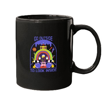 Discover Psychedelic Dreamscape: A Trippy Cartoon Adventure Mugs