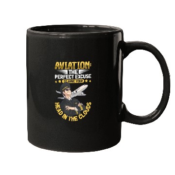 Discover Pilot Aviation Airplane Airline Future Pilots Mugs
