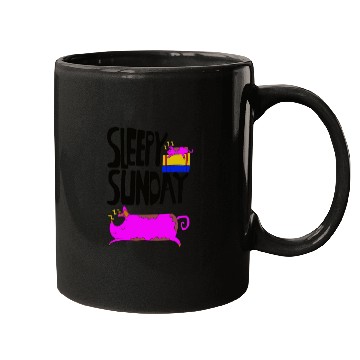 Discover Sleepy Sunday Cute Pig Mugs