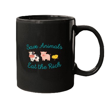 Discover Save Animals Eat the Rich Mugs