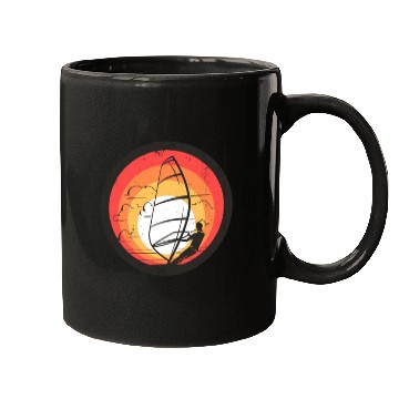 Discover Windsurfing Windsurfer Retro Surfer Mugs