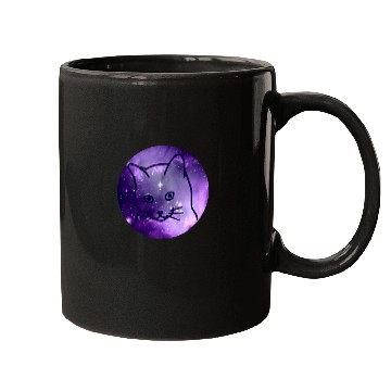 Discover Galaxy Space Cat Funny Cat Lover Mugs
