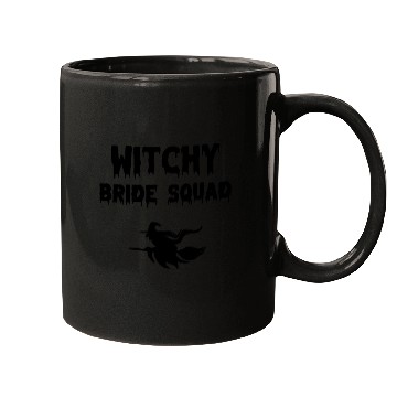 Discover Witchy Bride Squad Mugs