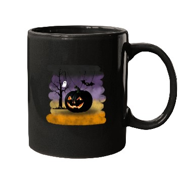 Discover "The Midnight Pumpkin" Mugs