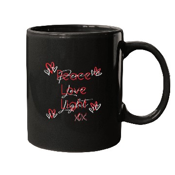 Discover PEACE, LOVE, LIGHT Mugs
