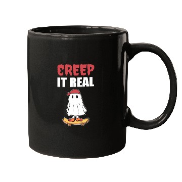 Discover Creep it Real Skateboard Enthusiast Gift Mugs