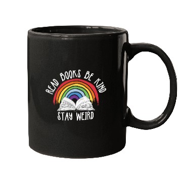 Discover Read Books Be Kind Stay Weird Reading Mugs