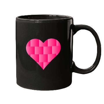 Discover Pink Cute Heart Icon Mugs