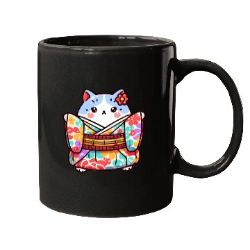 Discover Japanese cat or Neko Mugs
