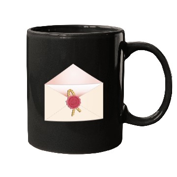 Discover beautiful envelope with an elegant seal Mugs