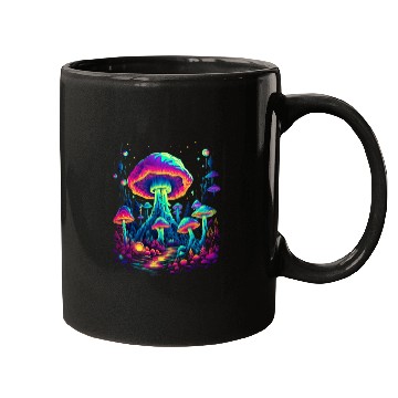 Discover Trippy Mushroom Forest Mugs