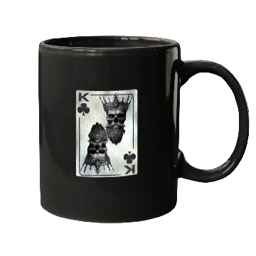 Discover Gothic Card Game Clubs King Creepy Mugs