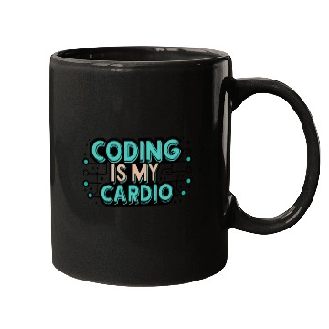 Discover Coding Is My Cardio | Lustiger Programmierer Mugs