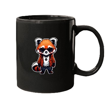 Discover Chibi Red Panda Mugs