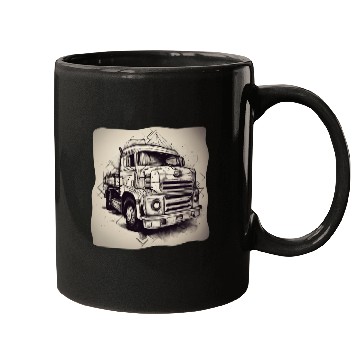 Discover Old School Truck / Oldtimer / Car / Vintage / 60s Mugs