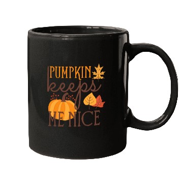 Discover Funny Pumpkin keeps Me Nice Mugs