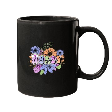 Discover Emergency Nurse flowers Mugs