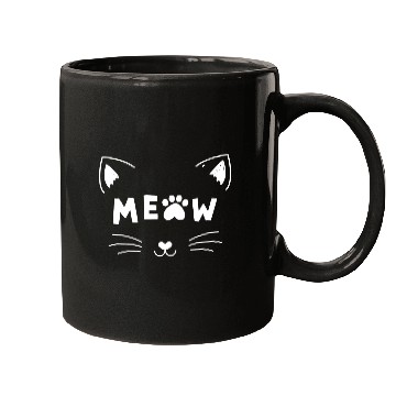 Discover Cat lover Meow Mugs design