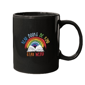 Discover Read Books Be Kind Stay Weird Reading Mugs