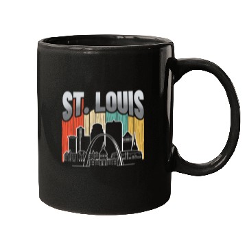 Discover St. Louis Missouri Vintage Mugs