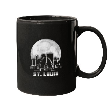 Discover St. Louis Missouri Full Moon Mugs