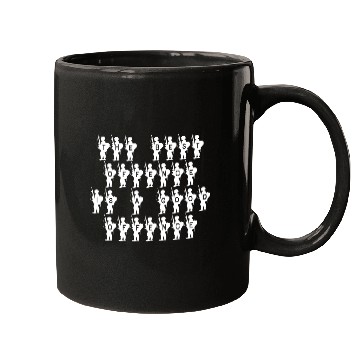 Discover Best Offence - White Stencil US spelling Mugs