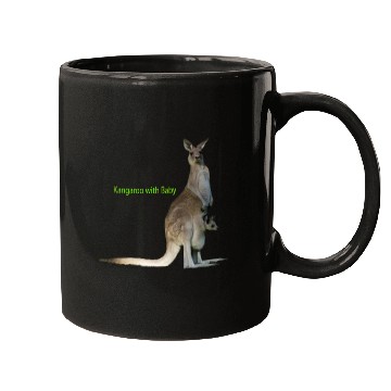 Discover baby with kangaroo Mugs