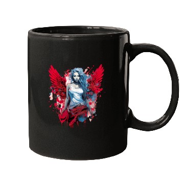 Discover Woman with Angel Wings Angel Esoteric Wings Mugs