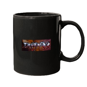 Discover Insanity modern logo on live tracer background Mugs