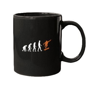 Discover Skateboard Evolution Skaterboy Skateboardkid Mugs
