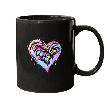 Discover Abstract Heart Mugs