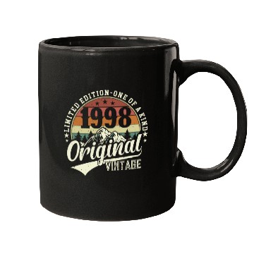 Discover Vintage 1998 Birthday Gift Mugs