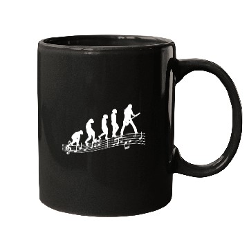 Discover Guitarist E-Guitar Acoustic-Guitar Evolution Mugs