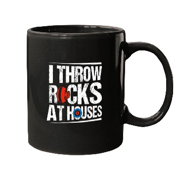 Discover I Throw Rocks At Houses Ice Sport Curling Curler Mugs