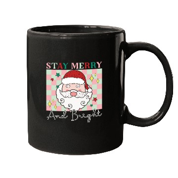 Discover Stay merry and bright, Christmas funny design Mugs