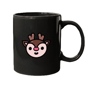 Discover Reindeer Face Mugs