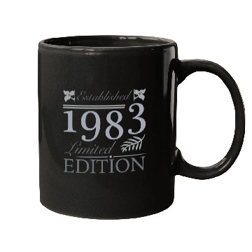 Discover Established 1983 40th Birthday Mugs