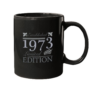 Discover Established 1973 50th Birthday Mugs