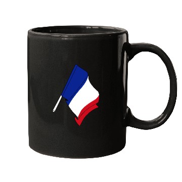 Discover France flag Mugs