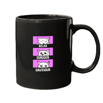 Discover Cat Mood Cat Store Worker Mugs