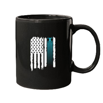 Discover drone us flag Mugs