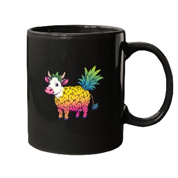 Discover Cow in pineapple costume - Fruity joy Mugs
